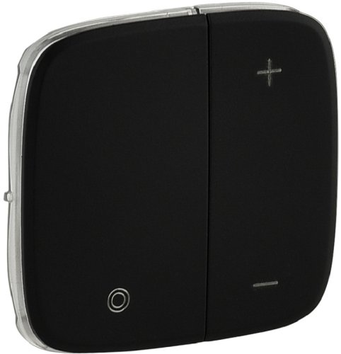 Лицевая панель Legrand Valena Allure для светорегулятора нажимного антрацит картинка